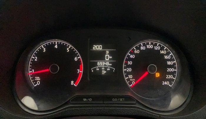 2016 Volkswagen Ameo COMFORTLINE 1.2L, Petrol, Manual, 69,347 km, Odometer Image