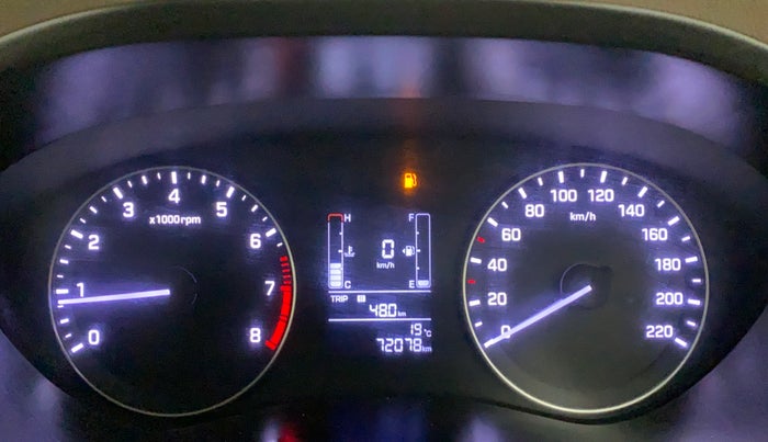 2016 Hyundai Elite i20 SPORTZ 1.2, Petrol, Manual, 72,102 km, Odometer View