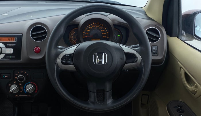 2013 Honda Amaze 1.2 SMT I VTEC, Petrol, Manual, 64,838 km, Steering Wheel Close Up