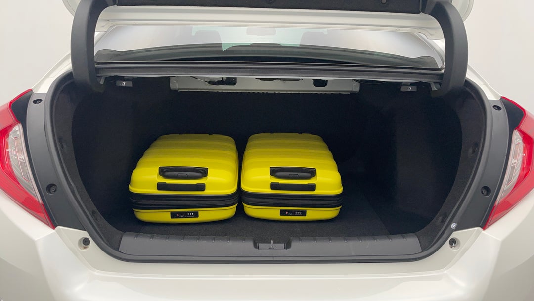 Boot Inside View with Luggage