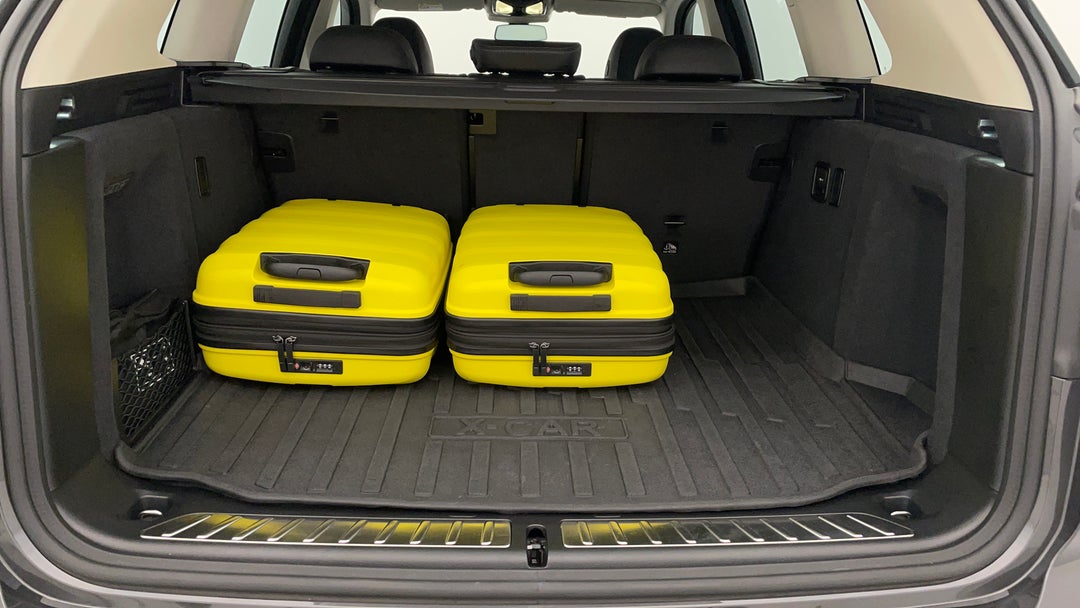 Boot Inside View with Luggage