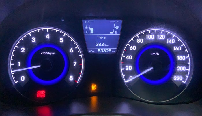 2016 Hyundai Verna FLUIDIC 1.6 SX VTVT OPT, Petrol, Manual, 83,328 km, Odometer View