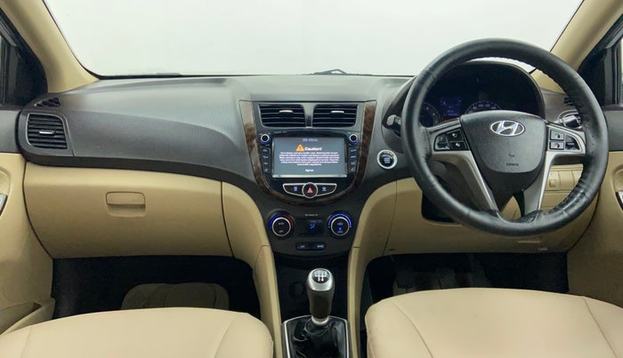 2016 Hyundai Verna FLUIDIC 1.6 SX VTVT OPT, Petrol, Manual, 83,328 km, Dashboard View