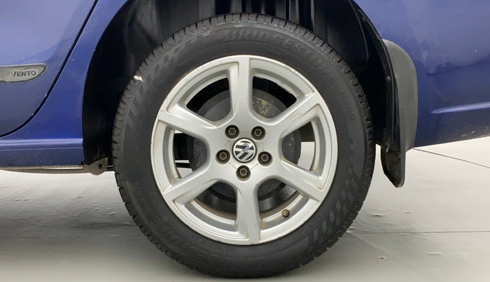 2013 Volkswagen Vento HIGHLINE PETROL, Petrol, Manual, 77,461 km, Left Rear Wheel