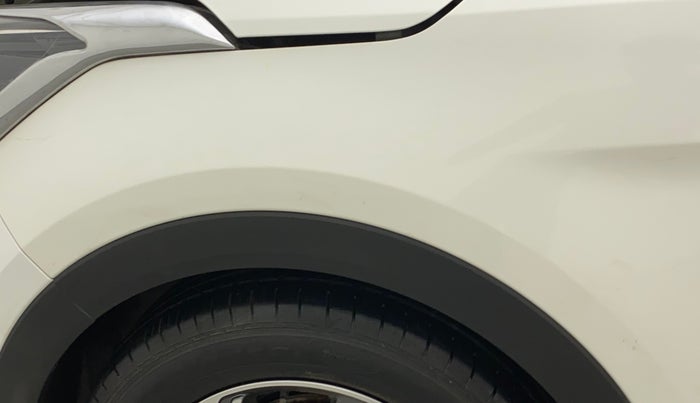 2019 Hyundai Creta SX AT 1.6 PETROL, Petrol, Automatic, 27,048 km, Left fender - Slightly dented
