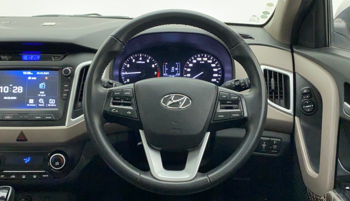 2019 Hyundai Creta SX AT 1.6 PETROL, Petrol, Automatic, 27,048 km, Steering Wheel Close Up
