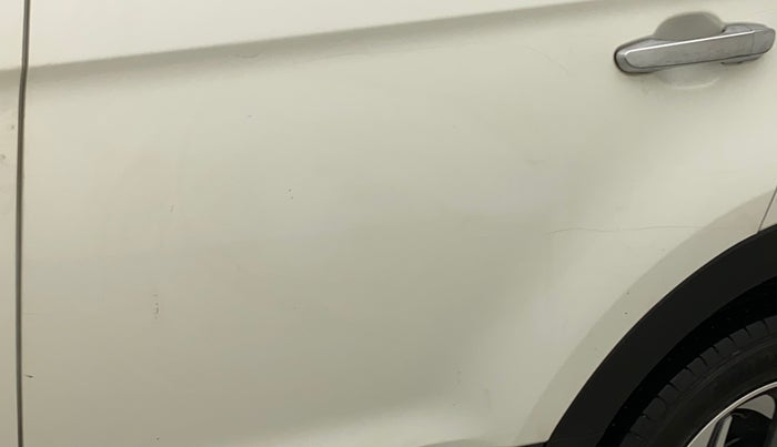2019 Hyundai Creta SX AT 1.6 PETROL, Petrol, Automatic, 27,048 km, Rear left door - Minor scratches