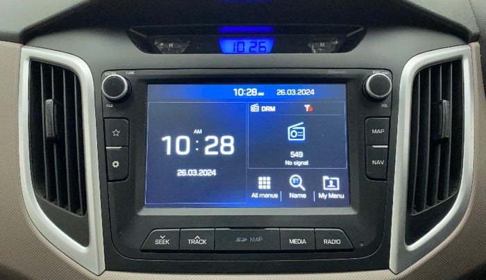 2019 Hyundai Creta SX AT 1.6 PETROL, Petrol, Automatic, 27,048 km, Infotainment system - GPS Card not working/missing