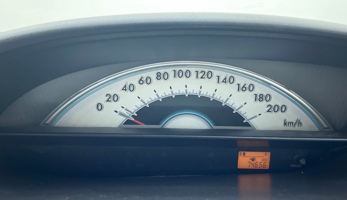 2013 Toyota Etios GD, Diesel, Manual, 74,643 km, Odometer Image