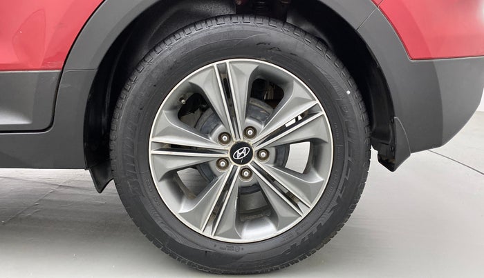 2017 Hyundai Creta SX PLUS AT 1.6 PETROL, Petrol, Automatic, 1,16,844 km, Left Rear Wheel