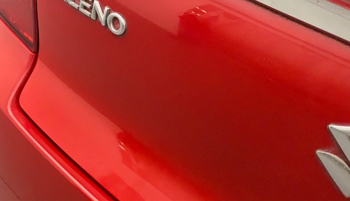 2017 Maruti Baleno ZETA CVT PETROL 1.2, Petrol, Automatic, 48,841 km, Dicky (Boot door) - Minor scratches