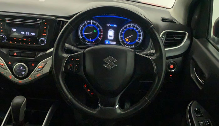 2017 Maruti Baleno ZETA CVT PETROL 1.2, Petrol, Automatic, 48,841 km, Steering Wheel Close Up