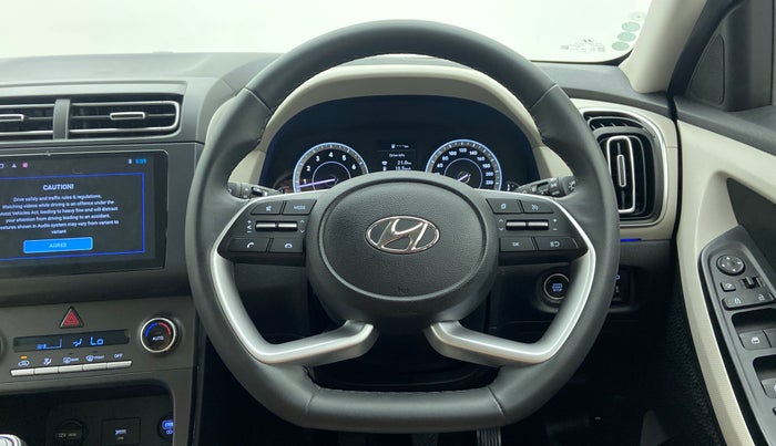 2021 Hyundai Creta SX EXECUTIVE MT, Petrol, Manual, 6,130 km, Steering Wheel Close Up