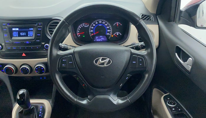 2015 Hyundai Grand i10 ASTA 1.2 AT VTVT, Petrol, Automatic, 28,366 km, Steering Wheel Close Up