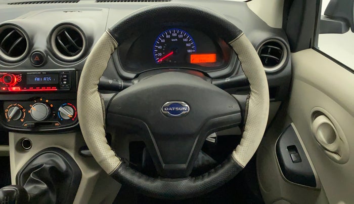 2017 Datsun Go Plus T, Petrol, Manual, 39,381 km, Steering Wheel Close Up