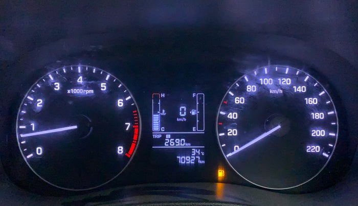 2019 Hyundai Creta SX 1.6 PETROL, Petrol, Manual, 70,926 km, Odometer Image