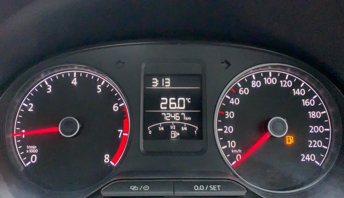 2018 Volkswagen Ameo Trendline 1.0, Petrol, Manual, 72,520 km, Odometer Image