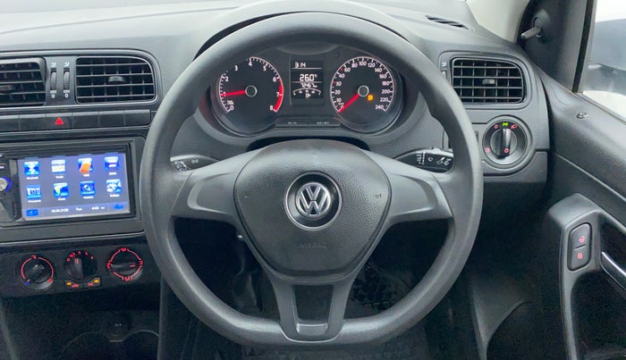 2018 Volkswagen Ameo Trendline 1.0, Petrol, Manual, 72,520 km, Steering Wheel Close Up