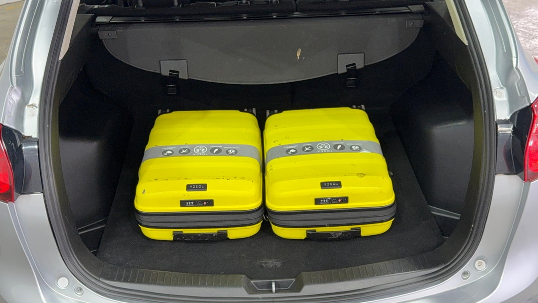 Boot Inside View with Luggage