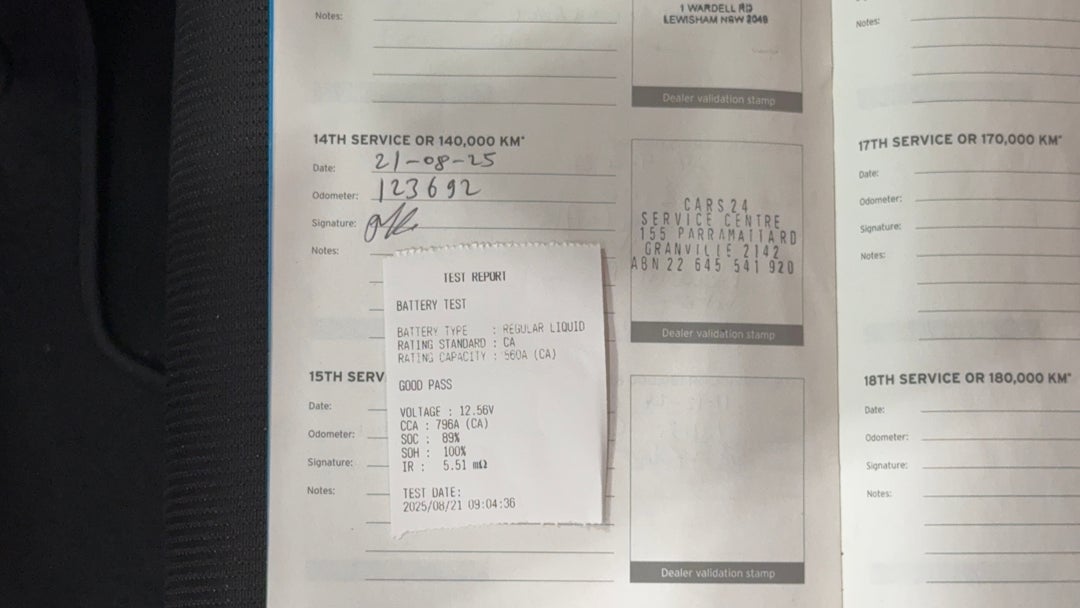 Service History