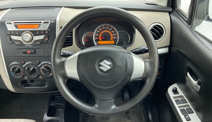 2016 Maruti Wagon R 1.0 VXI OPT, Petrol, Manual, 92,096 km, Steering Wheel Close Up