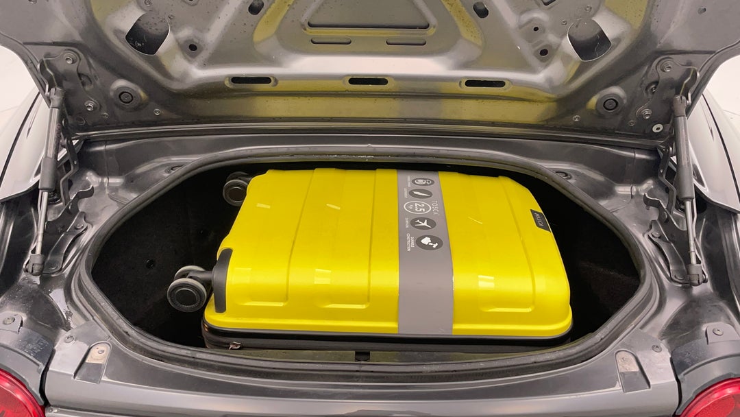 Boot Inside View with Luggage