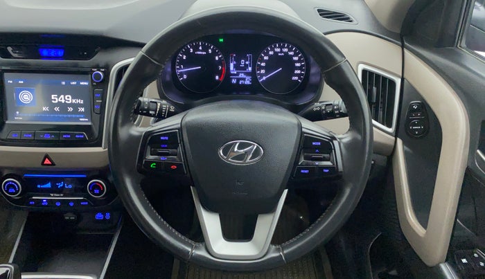 2017 Hyundai Creta 1.6 SX PLUS AUTO PETROL, Petrol, Automatic, 27,291 km, Steering Wheel Close Up