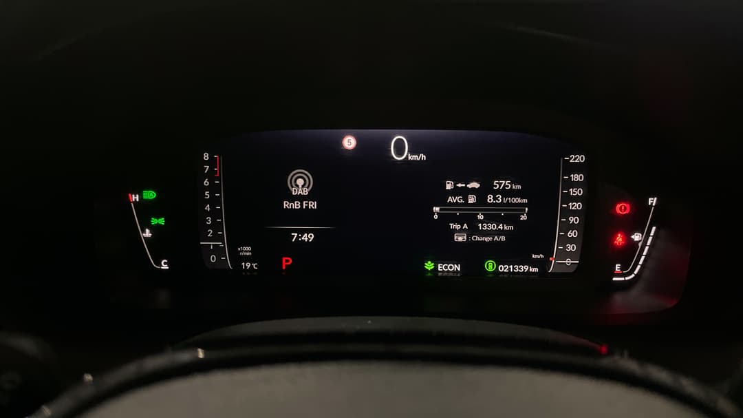 2025 Honda Zr-v Vti Lx, Automatic, 21339 km, Odometer View