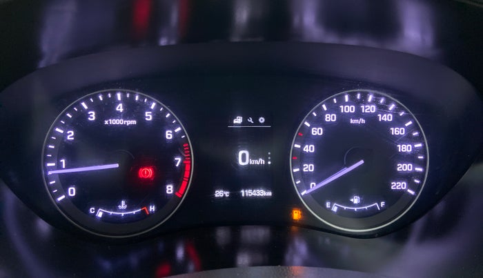 2015 Hyundai Elite i20 ASTA 1.2, Petrol, Manual, 1,15,375 km, Odometer Image