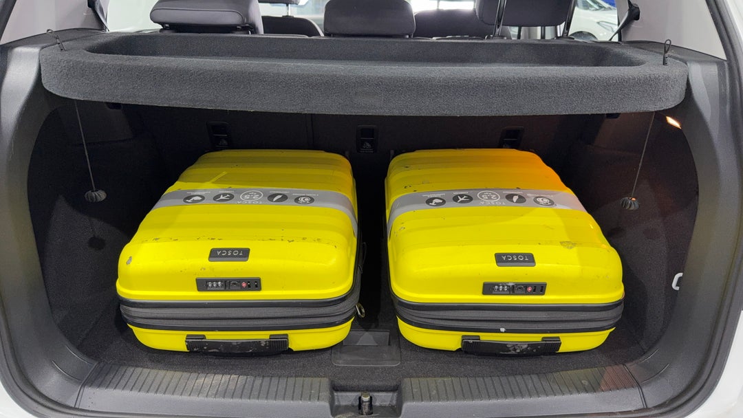 Boot Inside View with Luggage