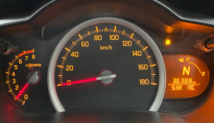 2016 Maruti Celerio VXI (O) AMT, Petrol, Automatic, 36,415 km, Odometer Image