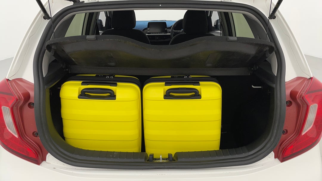 Boot Inside View with Luggage