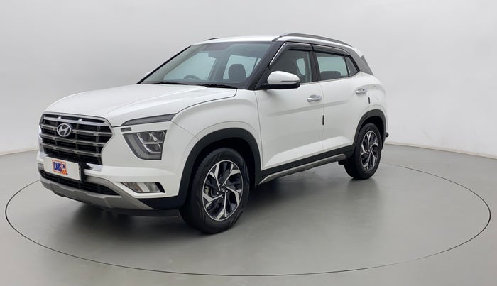 2021 Hyundai Creta SX (O) IVT 1.5 PETROL, Petrol, Automatic, 16,215 km, Left Front Diagonal