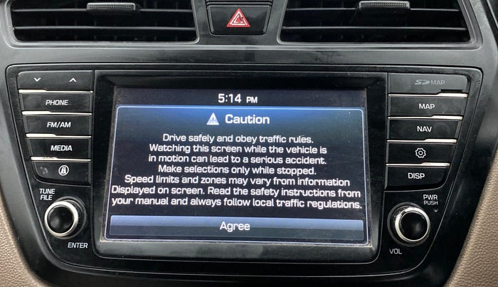 2016 Hyundai Elite i20 ASTA 1.2, Petrol, Manual, 69,203 km, Infotainment system - Touch screen not working