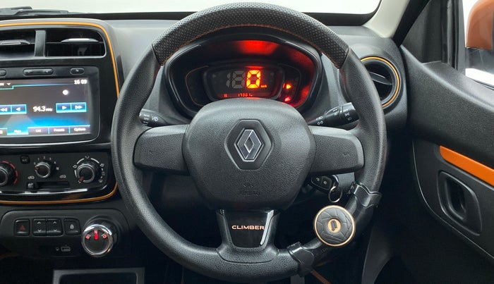 2019 Renault Kwid CLIMBER 1.0 AT, Petrol, Automatic, 17,361 km, Steering Wheel Close Up
