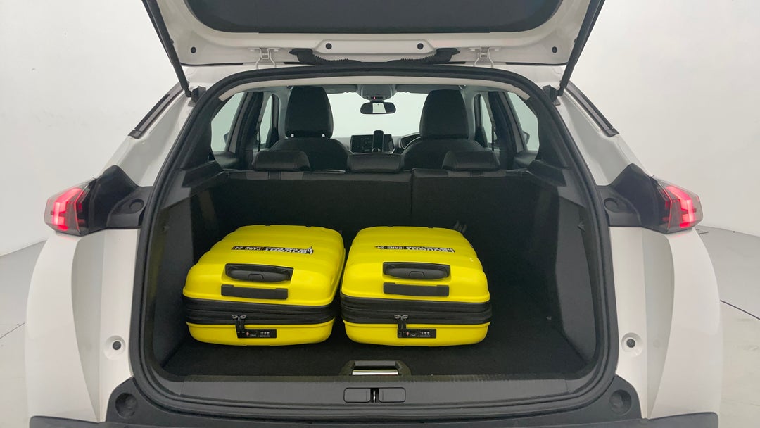 Boot Inside View with Luggage