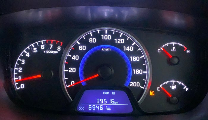 2016 Hyundai Grand i10 MAGNA 1.2 KAPPA VTVT, Petrol, Manual, 69,461 km, Odometer Image