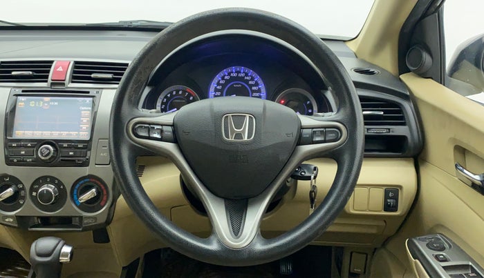 2012 Honda City V AT, Petrol, Automatic, 48,475 km, Steering Wheel Close Up