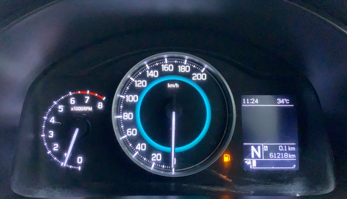 2017 Maruti IGNIS DELTA 1.2 K12 AMT, Petrol, Automatic, 61,318 km, Odometer Image
