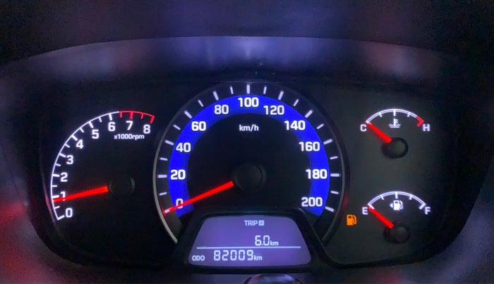2015 Hyundai Xcent S 1.2, Petrol, Manual, 82,009 km, Odometer Image