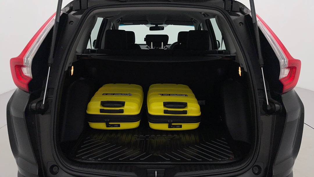 Boot Inside View with Luggage