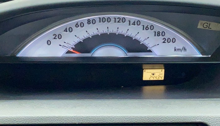 2012 Toyota Etios Liva G, Petrol, Manual, 24,434 km, Odometer Image