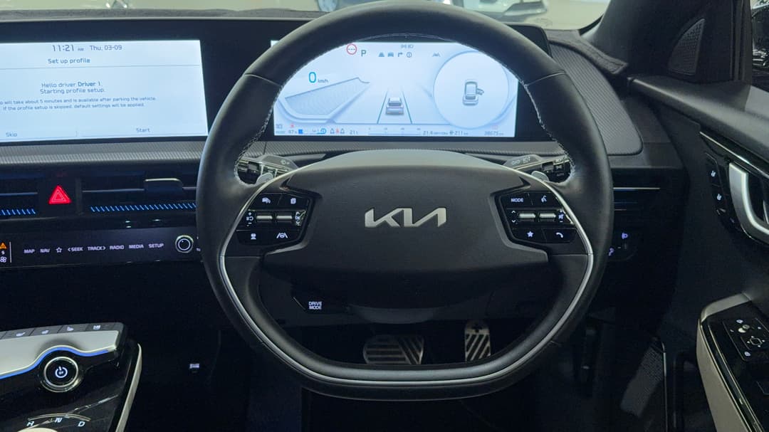 2023 Kia Ev6 Gt-line RWD (without Sunroof), Automatic, 38675 km, Steering Wheel Close-up
