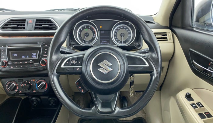 2017 Maruti Dzire VXI, Petrol, Manual, 22,693 km, Steering Wheel Close Up