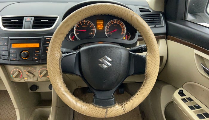 2014 Maruti Swift Dzire VXI 1.2 BS IV, Petrol, Manual, 19,856 km, Steering Wheel Close Up