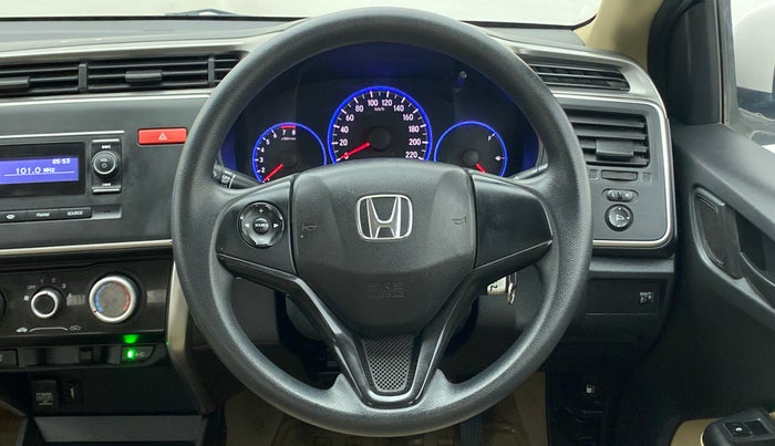2014 Honda City S MT PETROL, Petrol, Manual, 73,751 km, Steering Wheel Close Up
