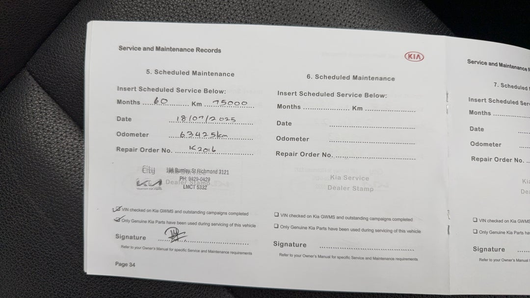 2018 Kia Picanto Gt-line, Automatic, 67303 km, Service History