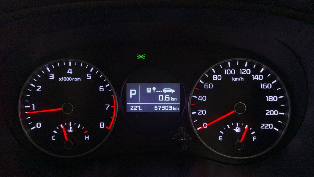2018 Kia Picanto Gt-line, Automatic, 67303 km, Odometer View