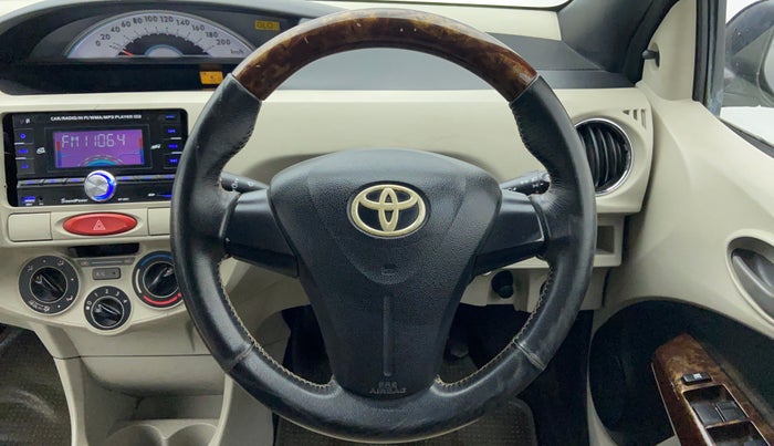 2011 Toyota Etios Liva G SP, Petrol, Manual, 48,807 km, Steering Wheel Close Up