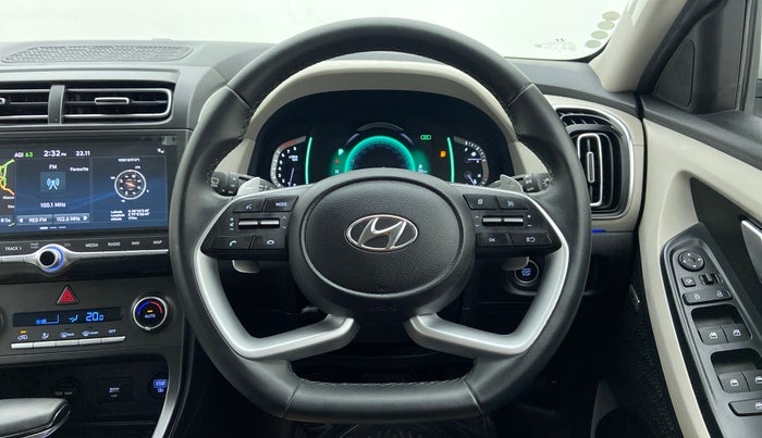 2020 Hyundai Creta 1.5 SX (O) AT, Petrol, Automatic, 20,235 km, Steering Wheel Close Up